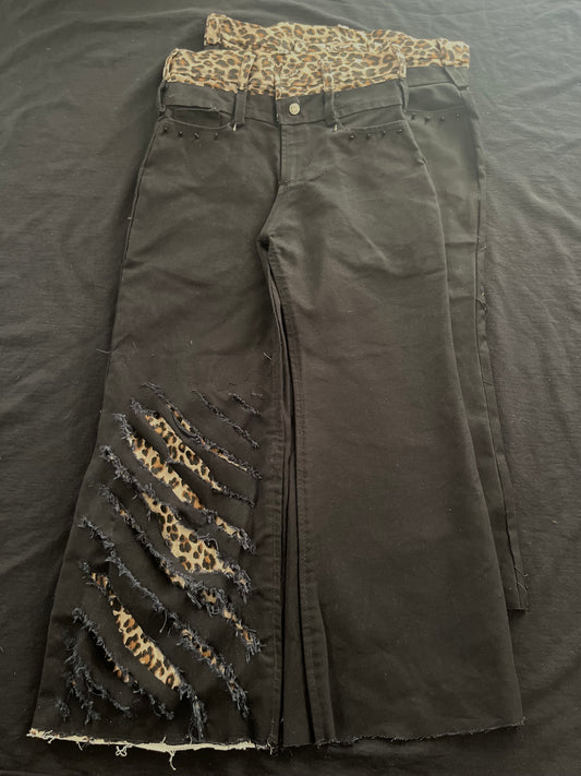 Scratch Wideleg Jeans