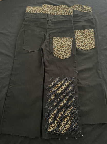 Scratch Wideleg Jeans